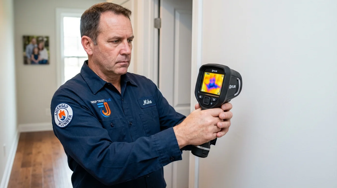 Thermal imaging leak detection by Johns Plumbing LLC in Mount Pocono